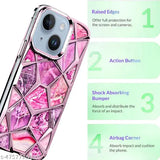 Samsung Galaxy S24| Galaxy S25 Diamond Glitter Cover Case – Sparkling Design | Soft TPU | Shockproof