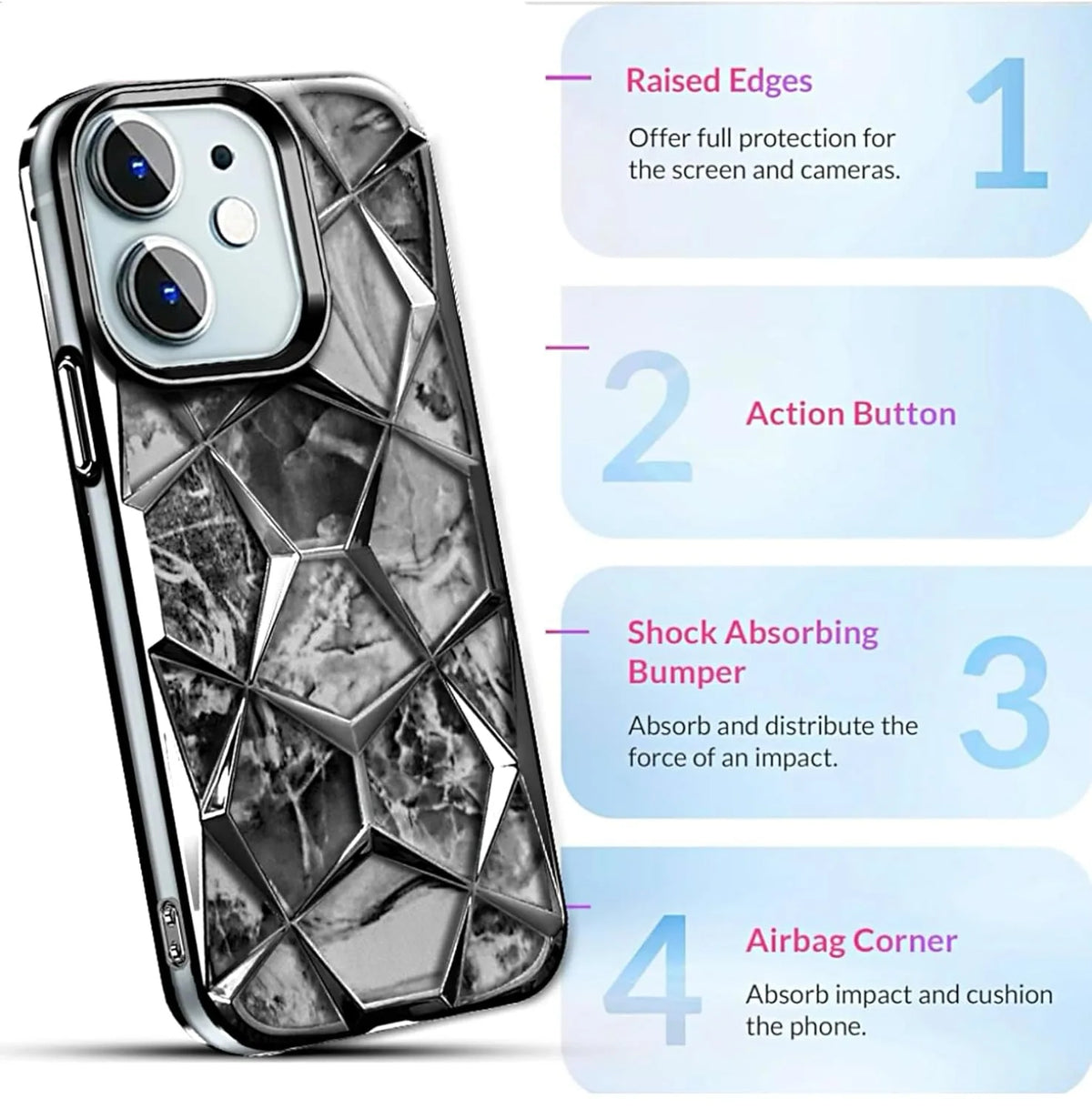 OnePlus Nord Ce2 5G Diamond Glitter Cover Case – Sparkling Design | Soft TPU | Shockproof