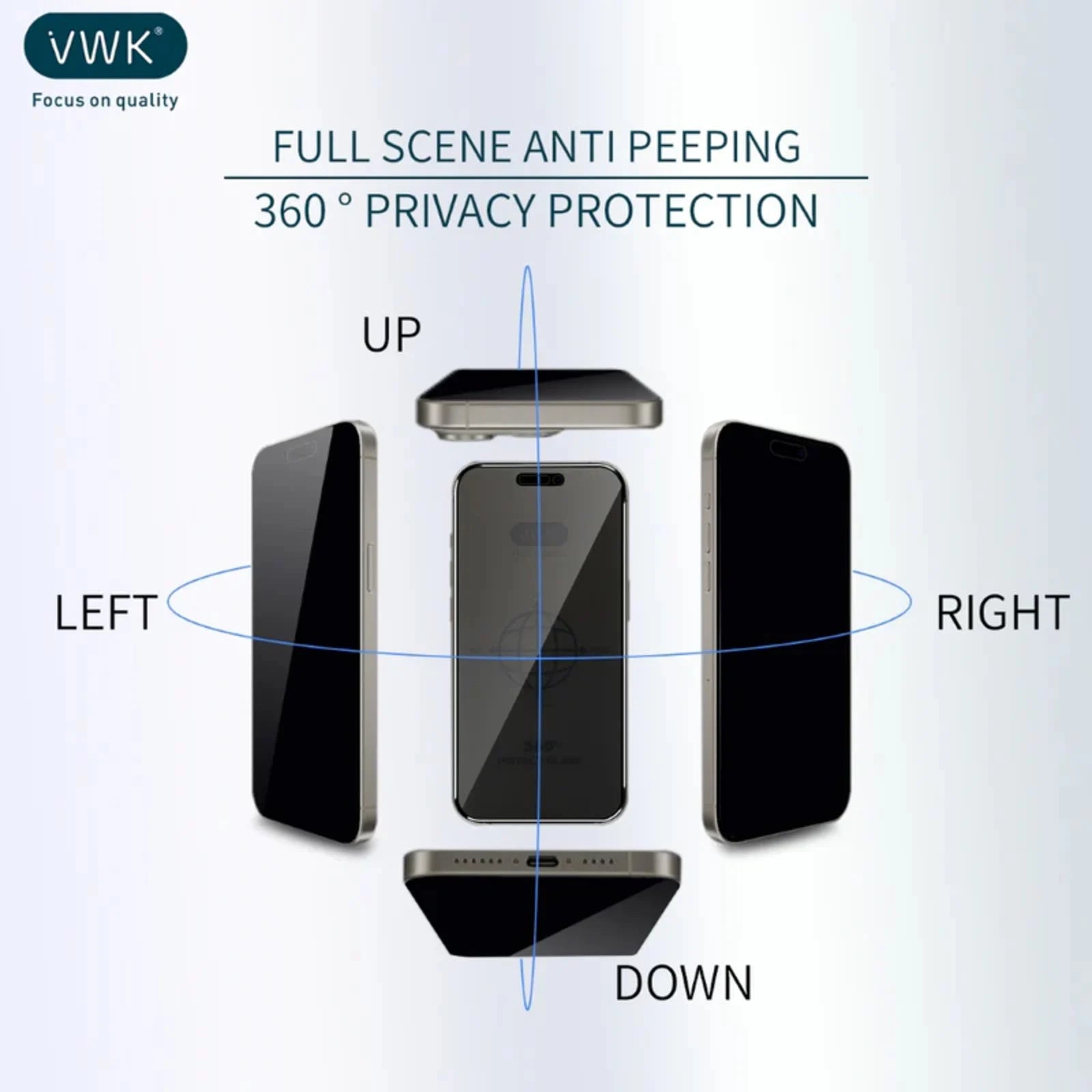 iPhone XS Max | 11 Pro Max 360° Privacy Premium Tempered Glass – Full Screen Protection