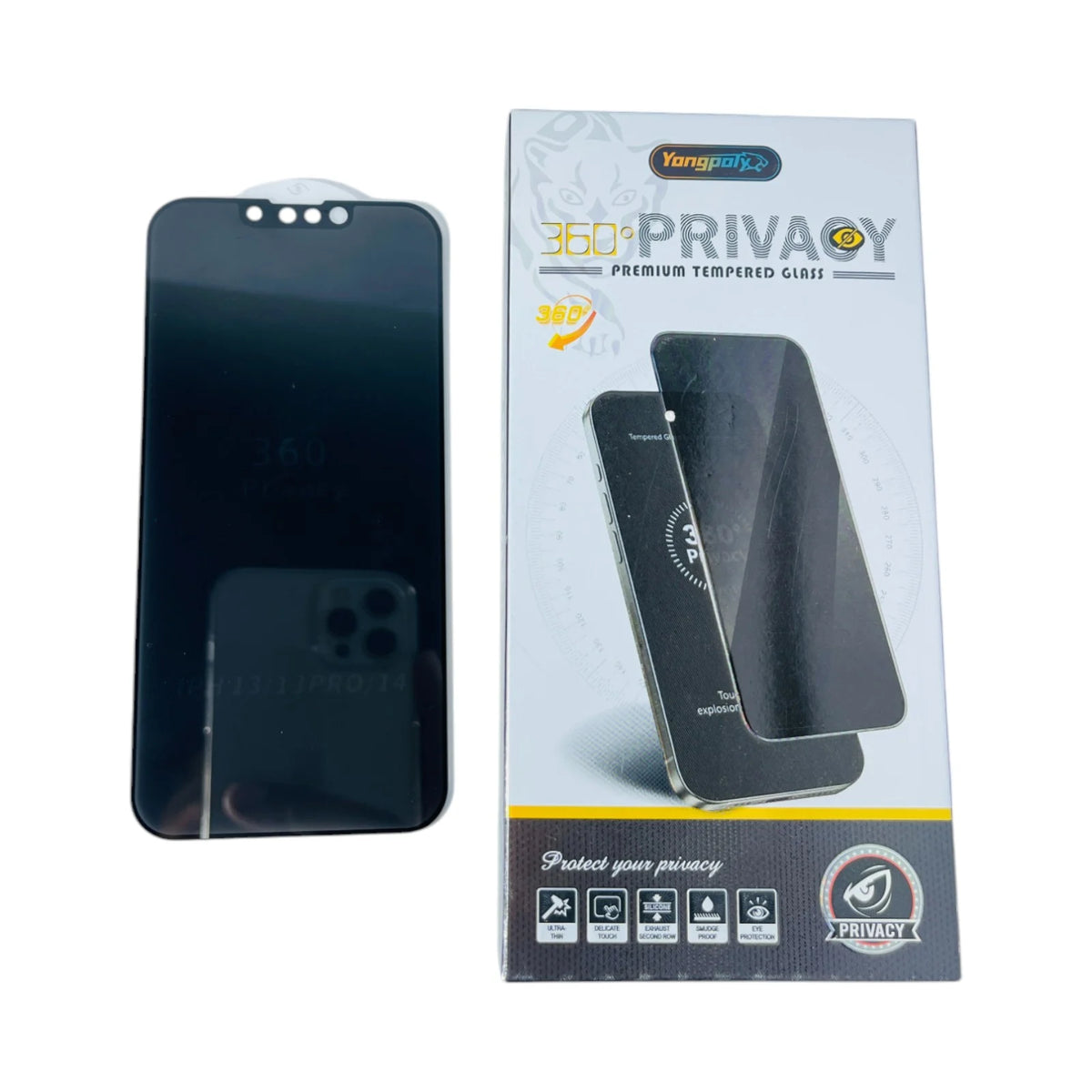 iPhone XS Max | 11 Pro Max 360° Privacy Premium Tempered Glass – Full Screen Protection