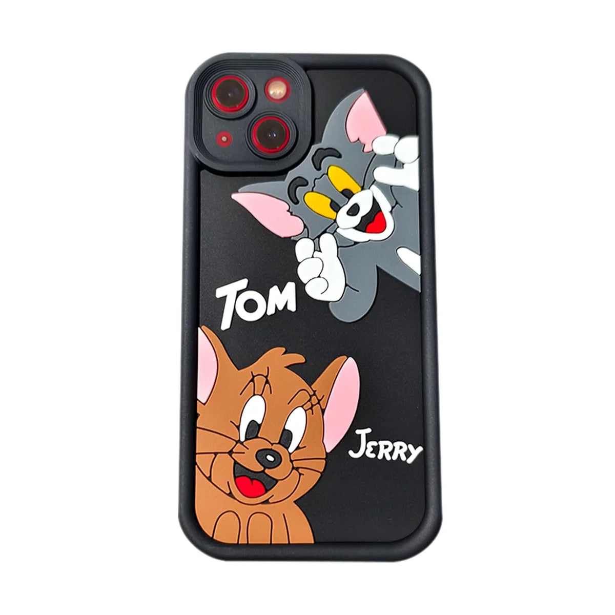 Vivo Y22/ Y22S 3D Tom and Jerry Cartoon Silicone Cover Case – Soft Silicone | Shockproof | Fun Design