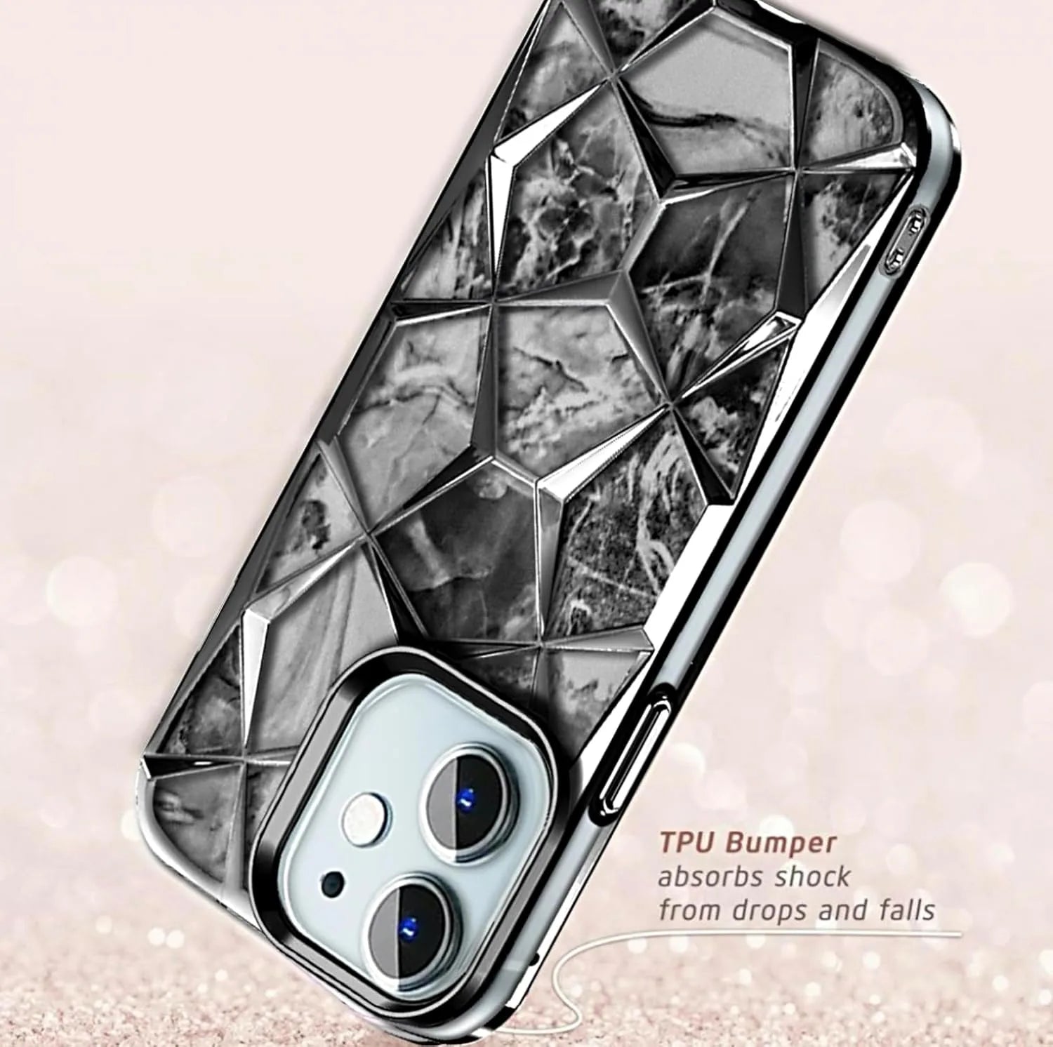 OnePlus Nord Ce2 5G Diamond Glitter Cover Case – Sparkling Design | Soft TPU | Shockproof