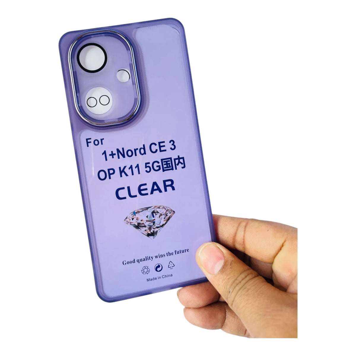 OPPO A58 5G/A58x/A78 5G Gradient Diamond Clear Cover Case – Stylish, Slim & Protective