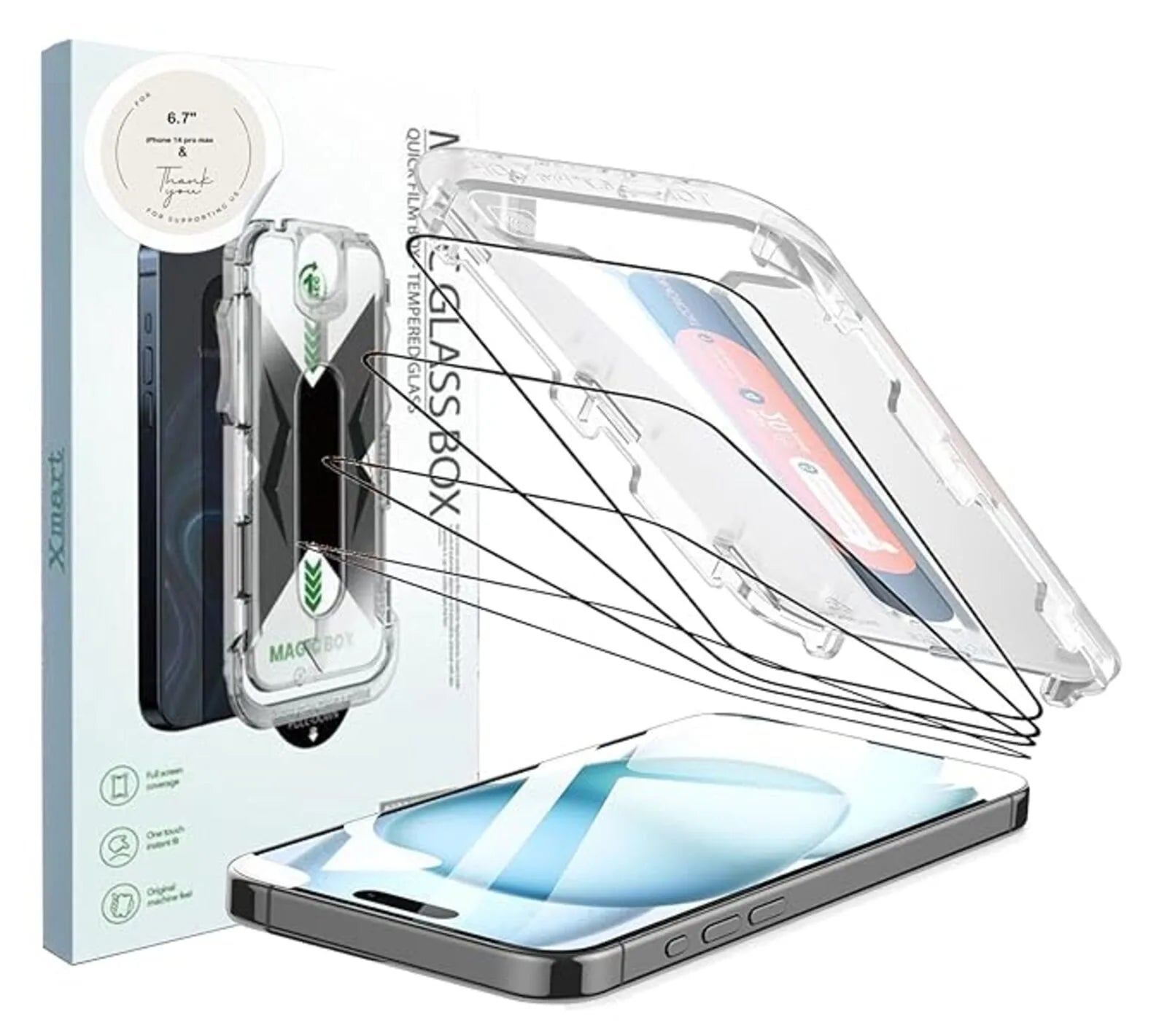 iPhone 12 Pro Max Magic Box Privacy Premium Tempered Glass – Ultimate Screen Protection