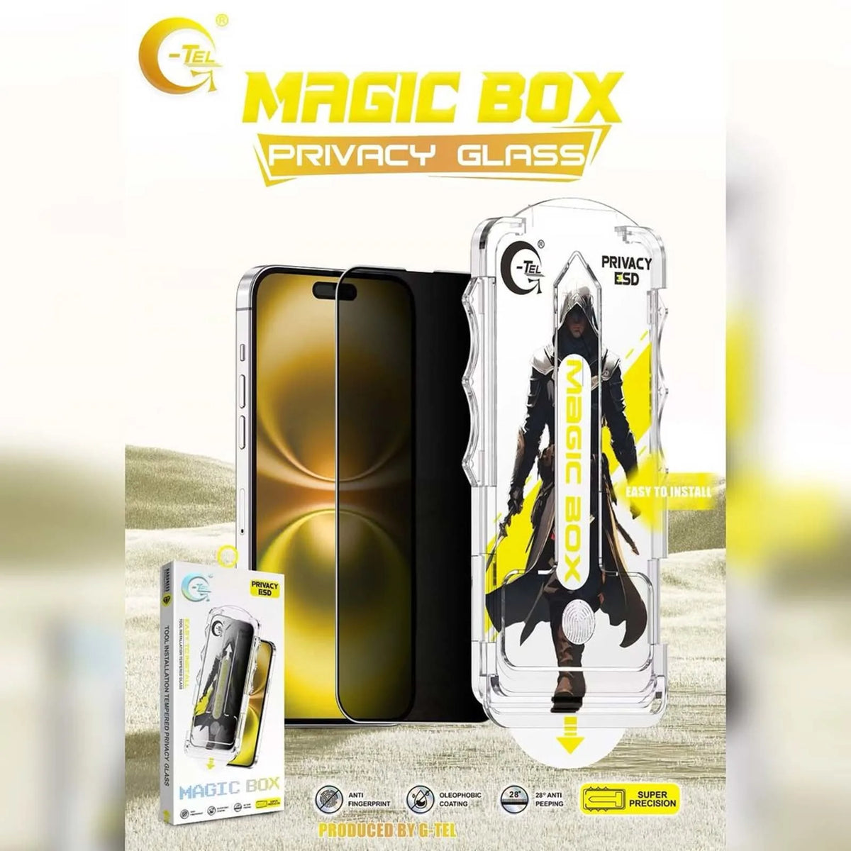 iPhone 12 Pro Max Magic Box Privacy Premium Tempered Glass – Ultimate Screen Protection