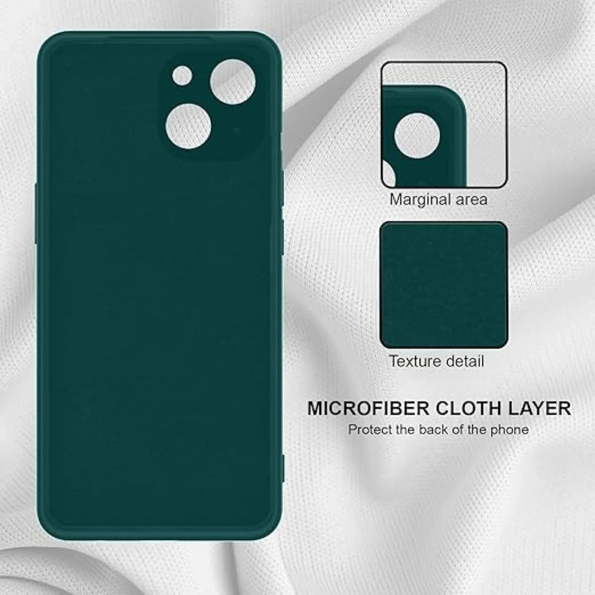 REDMI NOTE 11 4G | NOTE 11S 4G Silicone Case with Microfiber Cloth | Full Protection & Slim Design - PhonemrtRedmi CasePhonemrtSilicone Case with Microfiber Cloth[4TH - R2 - C2/C3] - 3Black